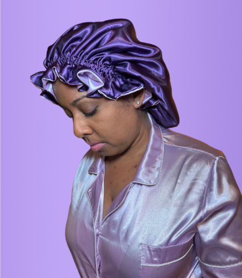 Signature Reversible Satin Bonnet